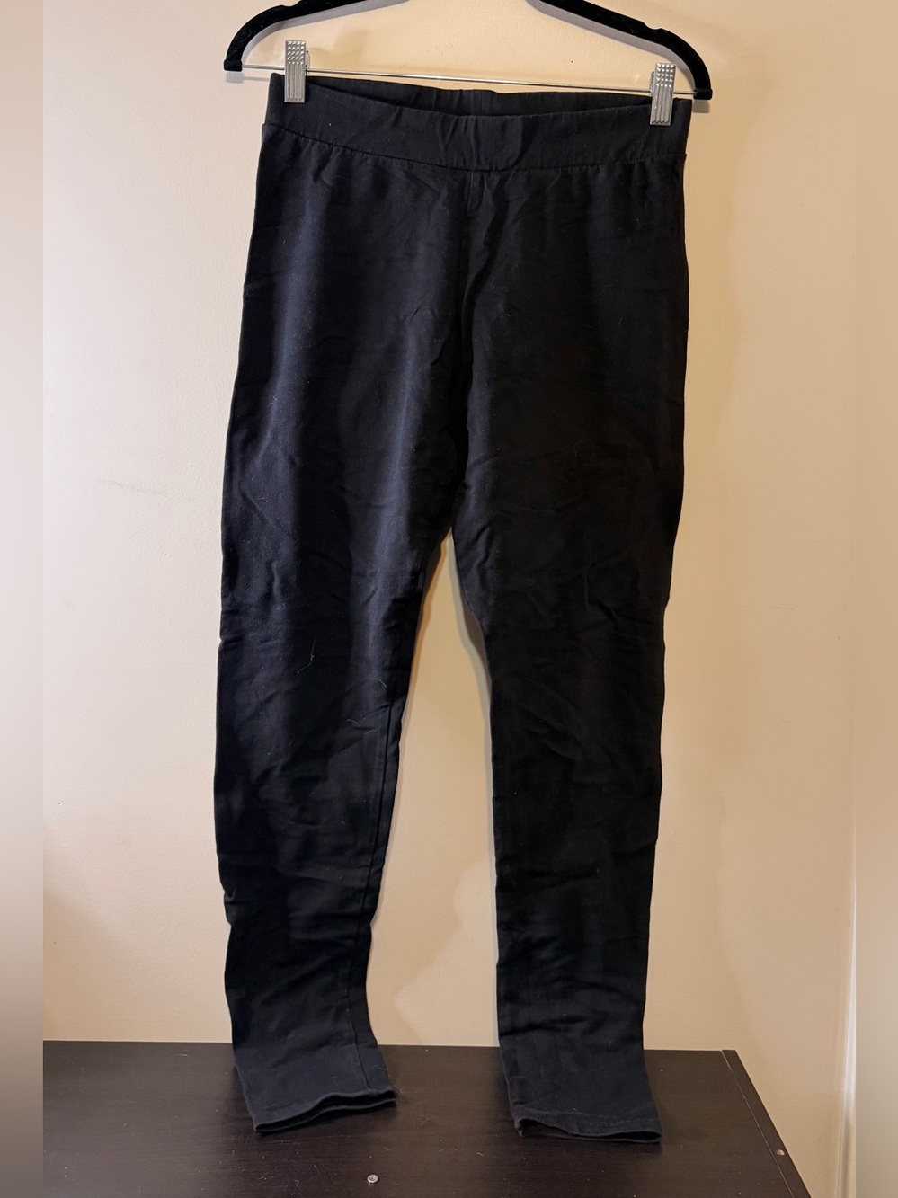 H&M Divided Women’s Black Cotton Leggings / Large